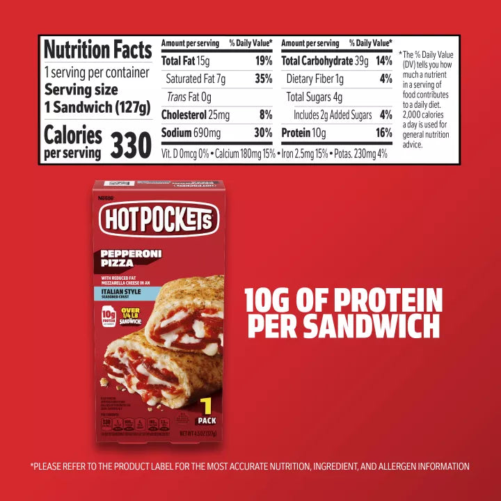 HotPocket Pizza Pepperoni 127 g