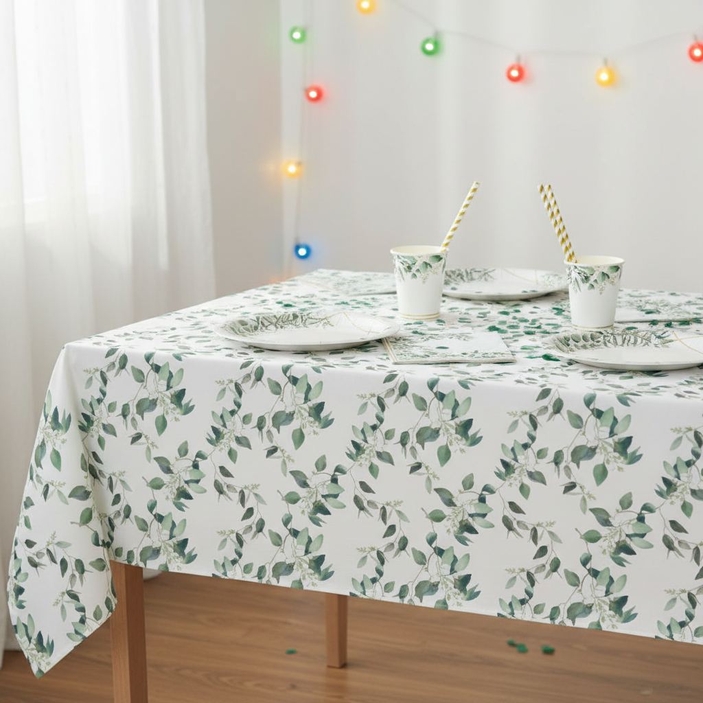 Set Decoración Fiesta Eucalyptus 24 Personas 1 un