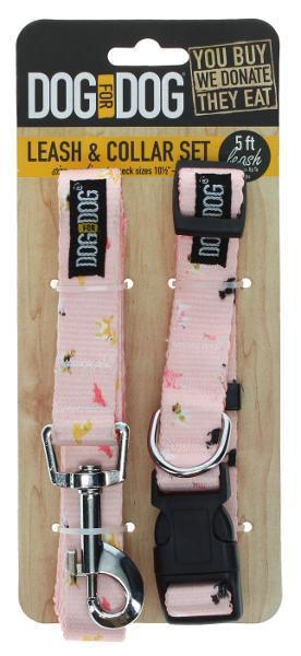 Correa Collar Perro 1,5 M Rosa Dog For Dog 1 un