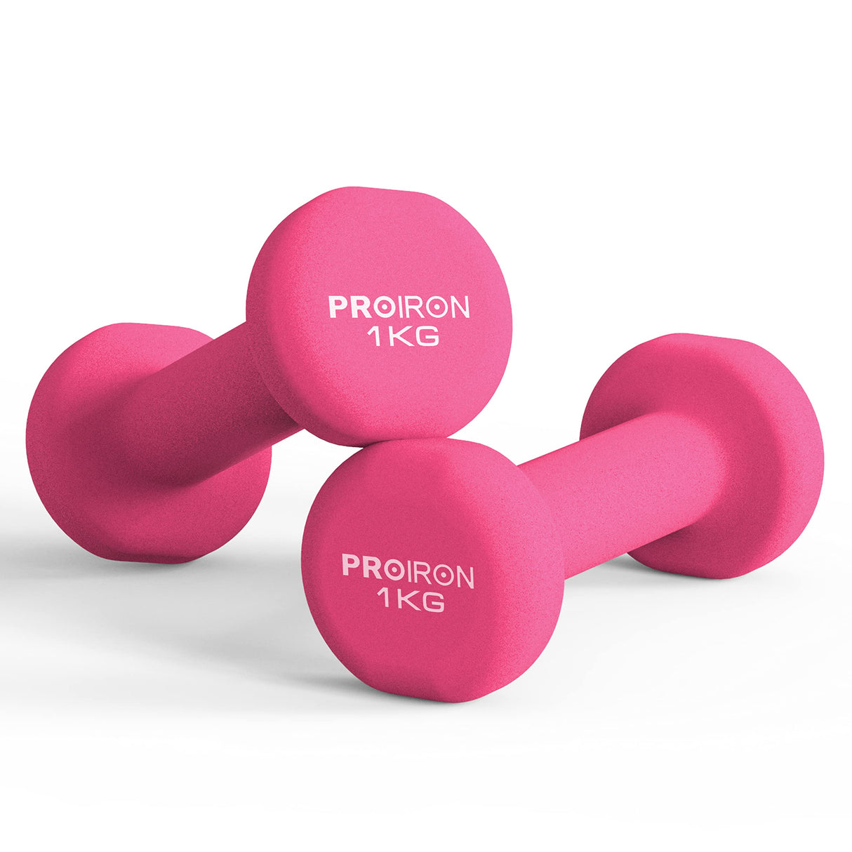 Set de 2 Mancuernas Neoprene Dumbbell 1 kg Proiron 1 un