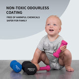 Set de 2 Mancuernas Neoprene Dumbbell 1 kg Proiron 1 un