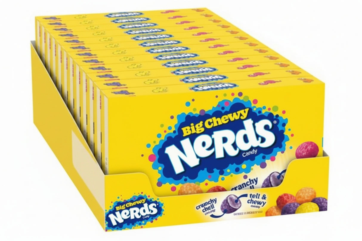 Masticables Big Chewy Nerds 12 x 120 g