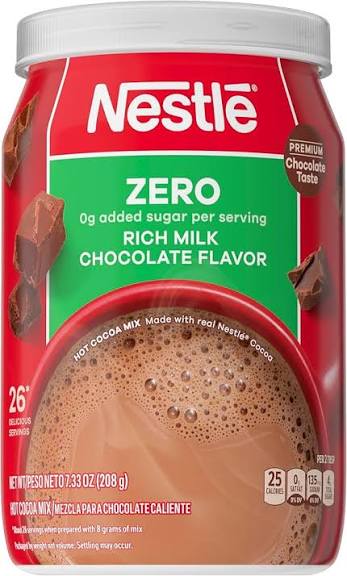 Mezcla Chocolate Caliente Sin Azúcar Nestle 207 g