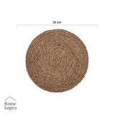 Set 4 Individuales Natural Collection Brown Home Logics