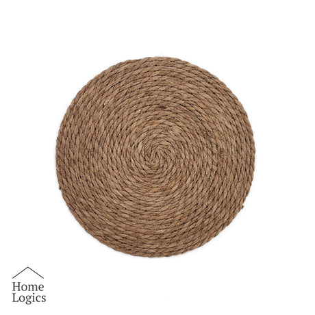 Set 4 Individuales Natural Collection Brown Home Logics