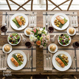 Set 4 Individuales Classic Collection Beige Black Home Logics