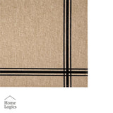 Set 4 Individuales Classic Collection Beige Black Home Logics