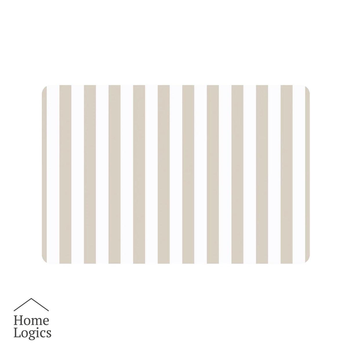 Set 4 Individuales Coastal Collection White Beige Home Logics