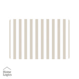 Set 4 Individuales Coastal Collection White Beige Home Logics