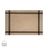 Set 4 Individuales Classic Collection Beige Black Home Logics