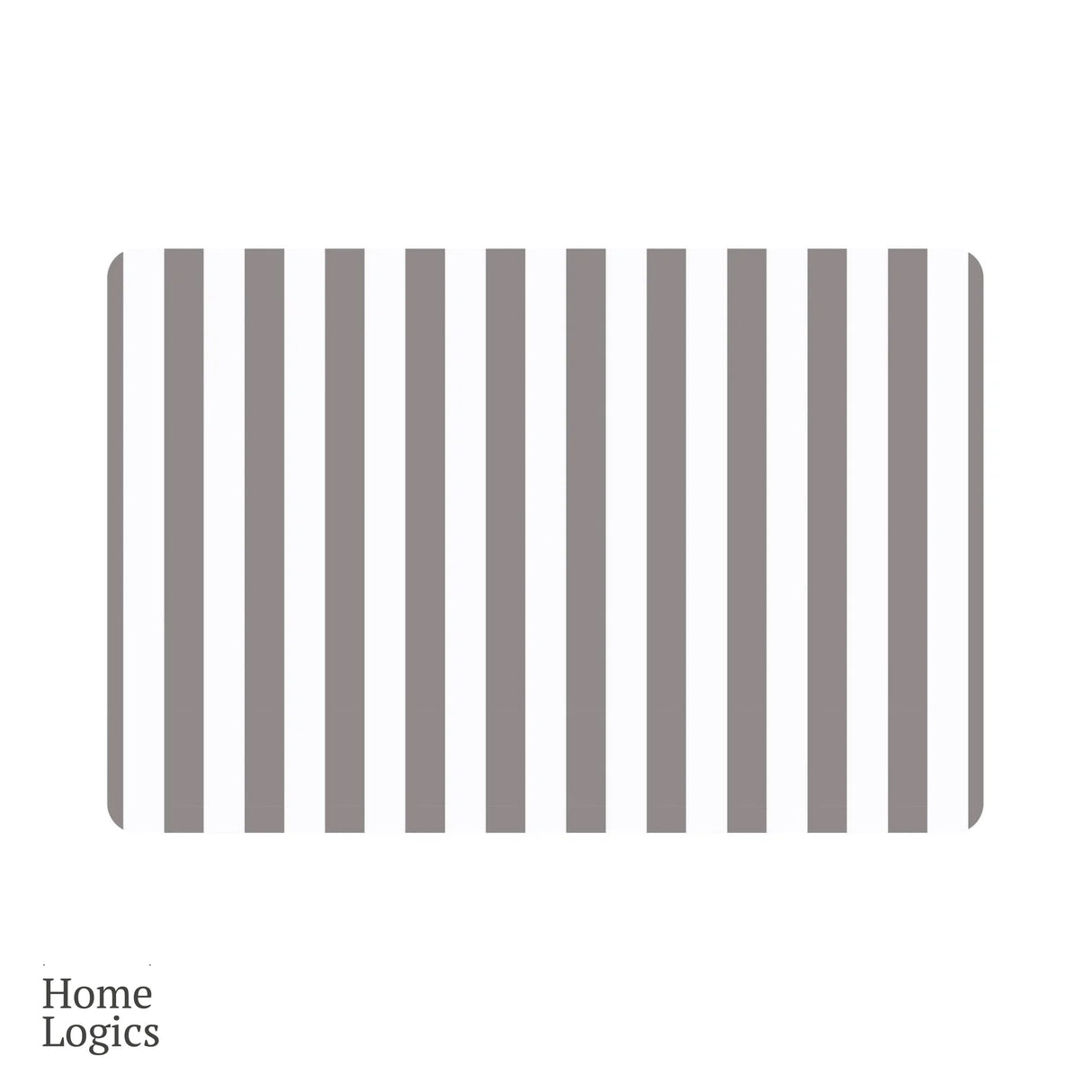Set 4 Individuales Coastal Collection White Gray Home Logics