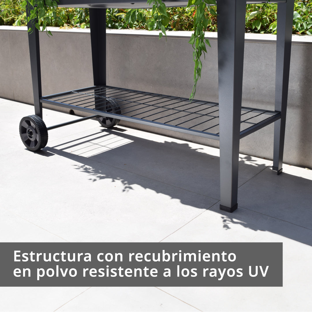 Jardinera de Metal con Ruedas SunnyYard 1 un