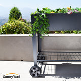 Jardinera de Metal con Ruedas SunnyYard 1 un