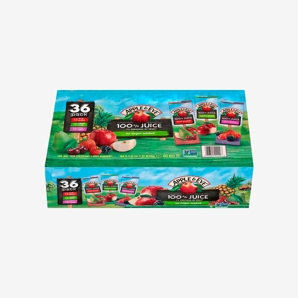 Jugo de Frutas Variedades Apple & Eve 36 un x 200 ml