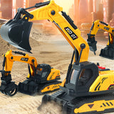 Retroexcavadora de Juguete con Luces y Sonido 1 un