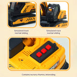 Retroexcavadora de Juguete con Luces y Sonido 1 un