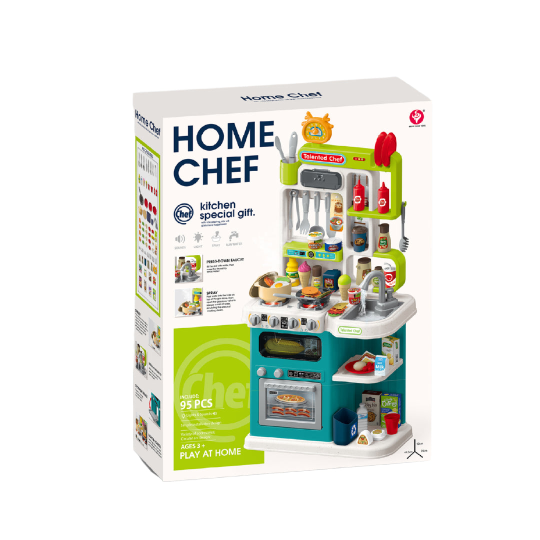 Juego Cocina Infantil Home Chef 93 Piezas 1 un