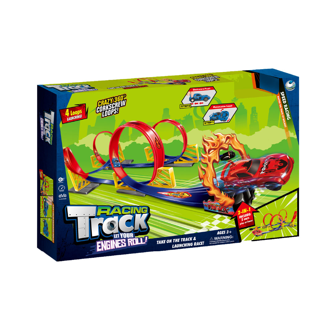 Pista de Autos 2 in 1 Racing Track 1 un