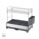 Escurridor de Platos de 2 Niveles con Bandeja Extensible Home Logics 1 un
