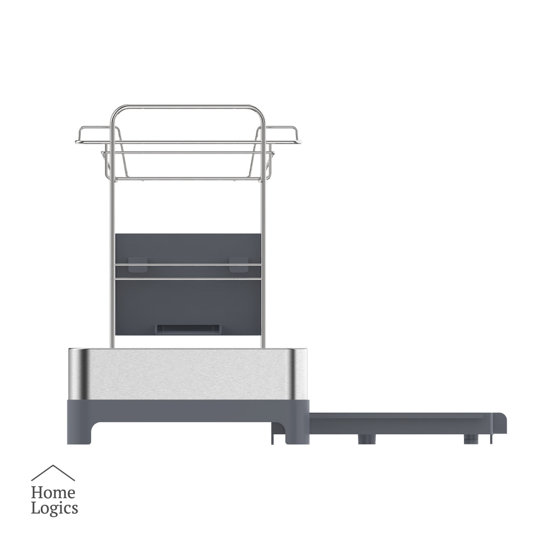 Escurridor de Platos de 2 Niveles con Bandeja Extensible Home Logics 1 un