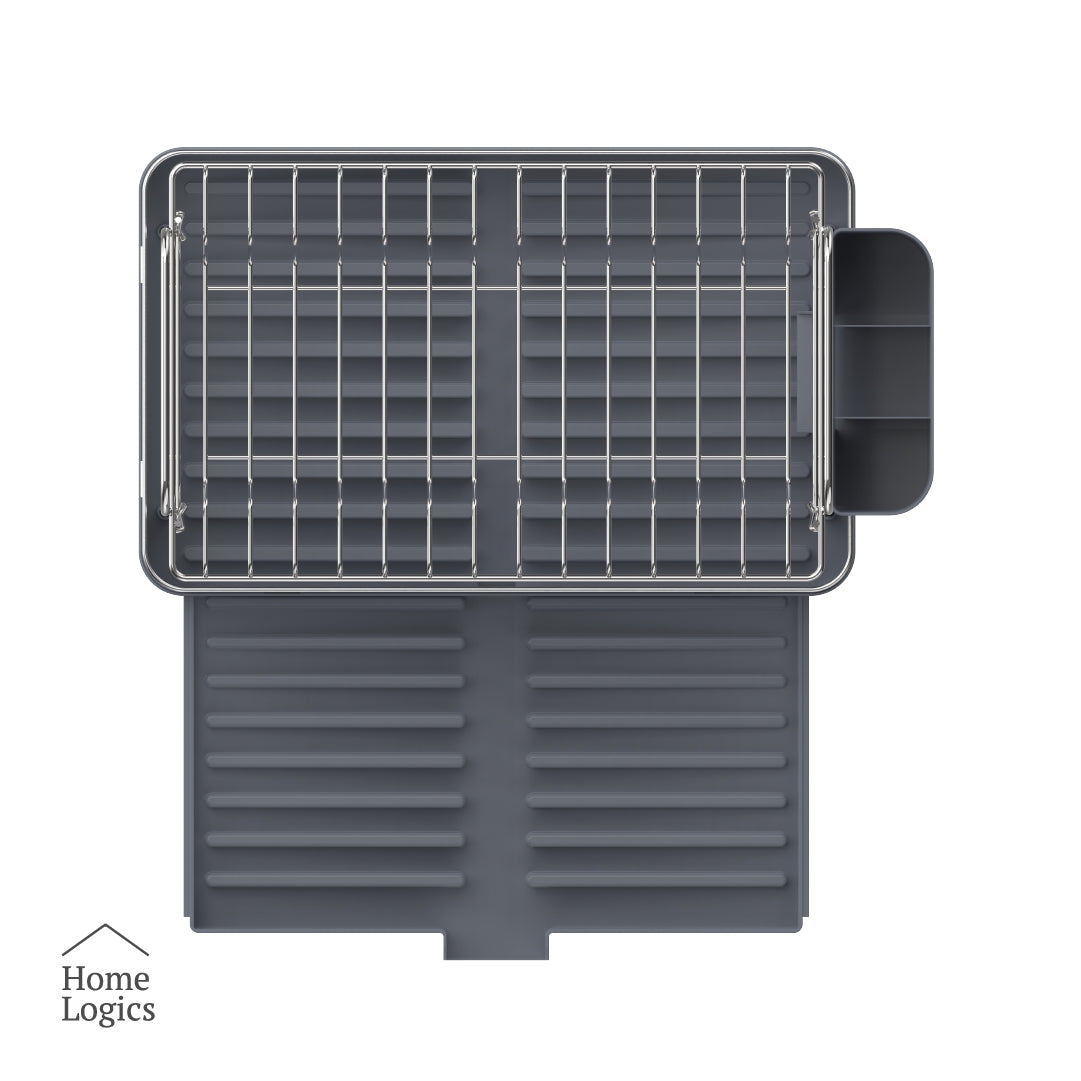 Escurridor de Platos de 2 Niveles con Bandeja Extensible Home Logics 1 un