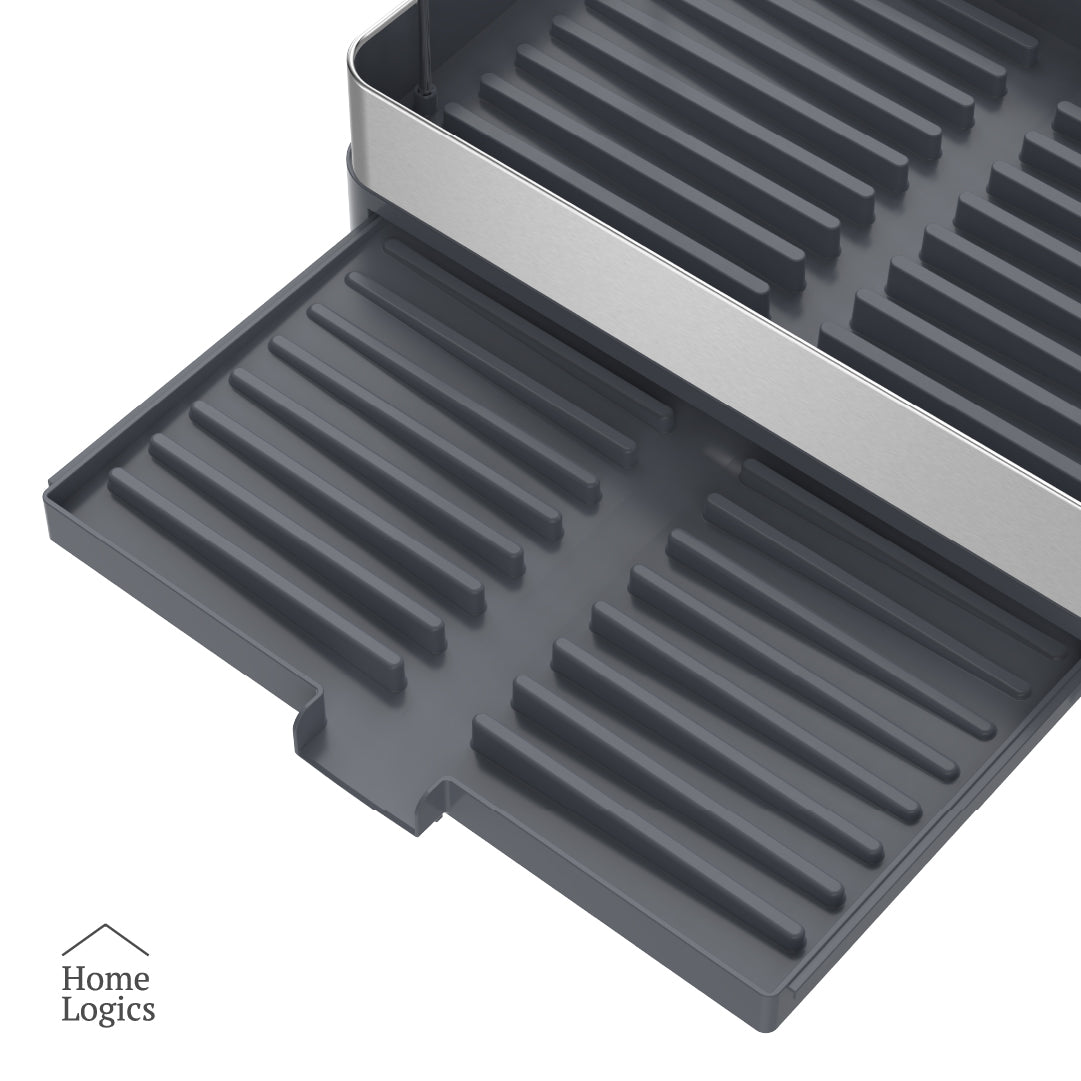 Escurridor de Platos de 2 Niveles con Bandeja Extensible Home Logics 1 un