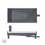 Escurridor de Platos Mini Compacto Acero Inoxidable Home Logics 1 un