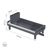 Escurridor de Platos Mini Compacto Acero Inoxidable Home Logics 1 un