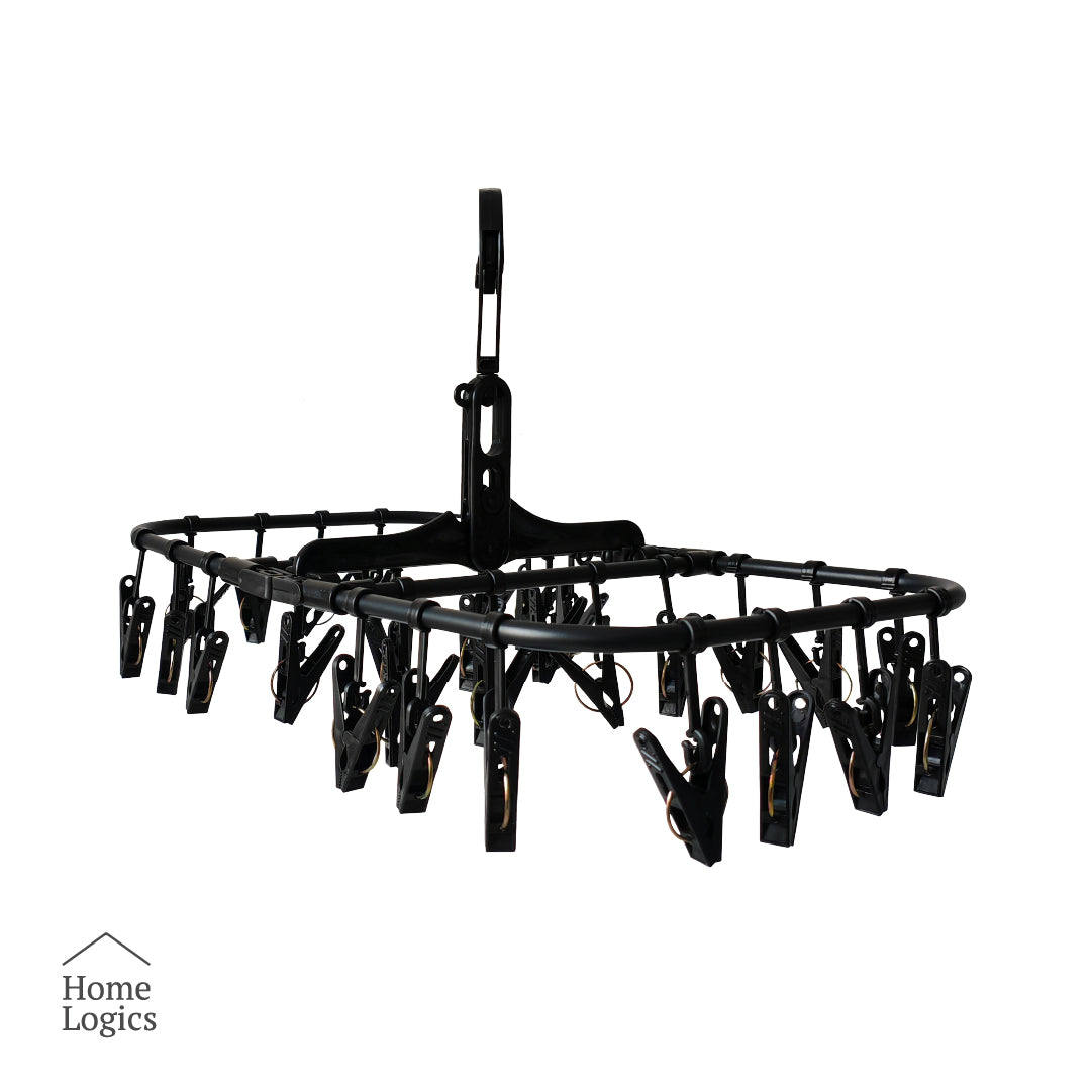 Colgador de Ropa con 28 Pinzas Home Logics 1 un