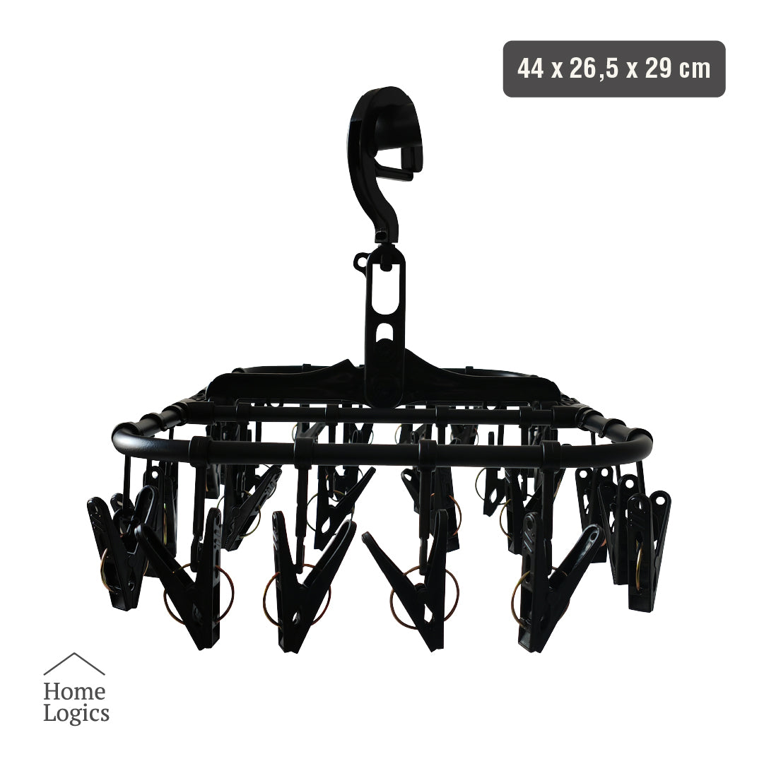 Colgador de Ropa con 28 Pinzas Home Logics 1 un
