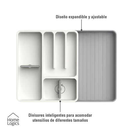 Organizador Expandible de Cubiertos Home Logics 1 un
