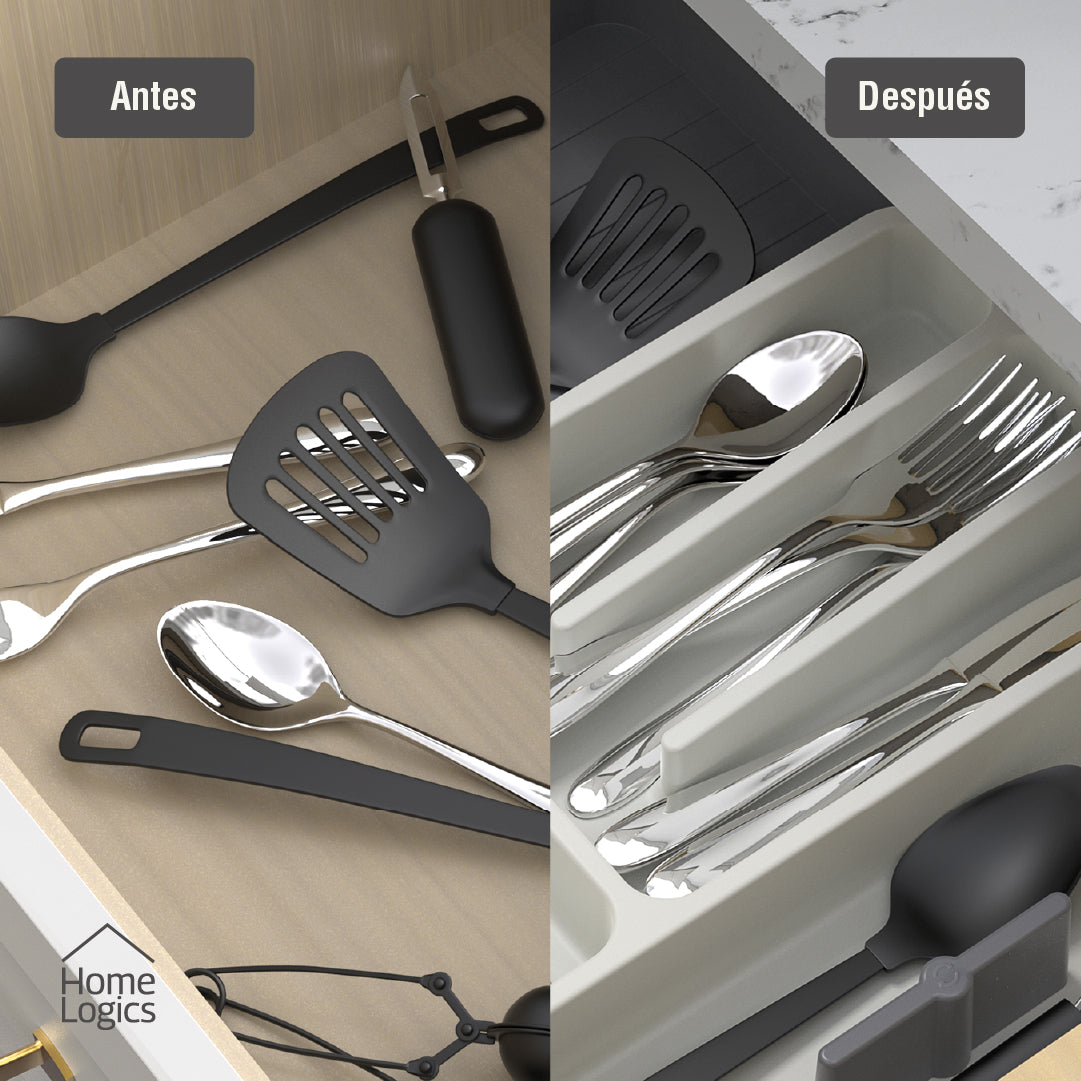 Organizador Expandible de Cubiertos Home Logics 1 un