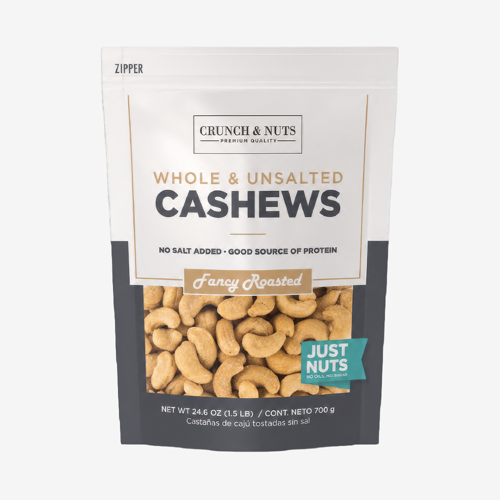Castañas de Cajú Sin Sal Crunch & Nuts 700 g