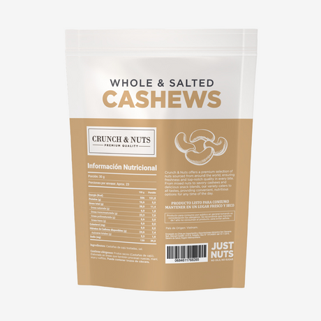 Castañas de Cajú Con Sal Crunch & Nuts 700 g