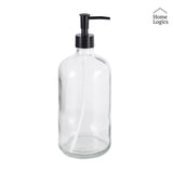 Dispensador Jabón Vidrio Transparente 1L Home Logics 1 un