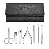 Set de Cuidado de Uñas 7 Piezas de Acero Inoxidable con Estuche Compacto KOH 1 un