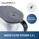 Jarro Agua Gris 2.5 L Kuppa 1 un
