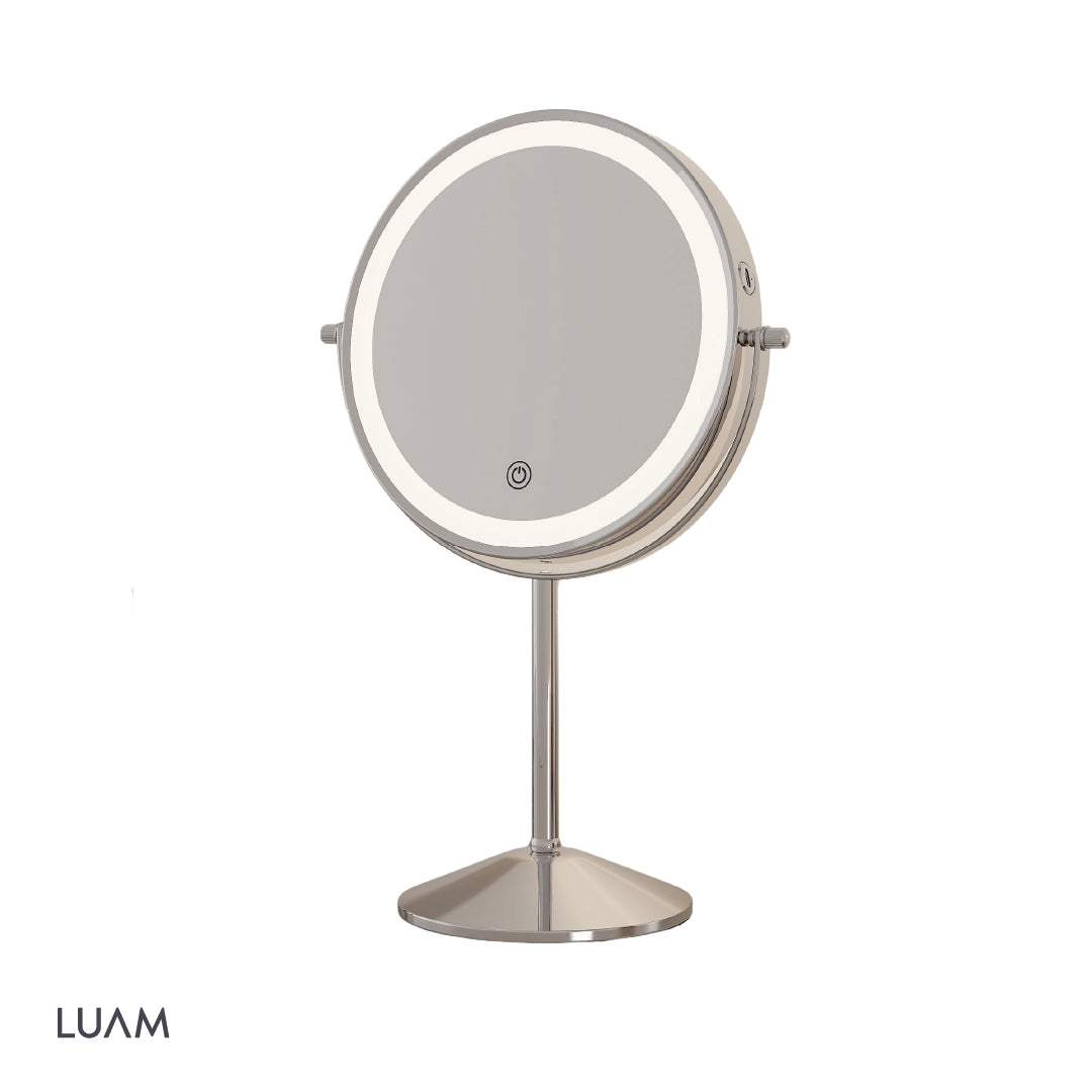 Espejo de Mesa Redondo Led Luam 1 un