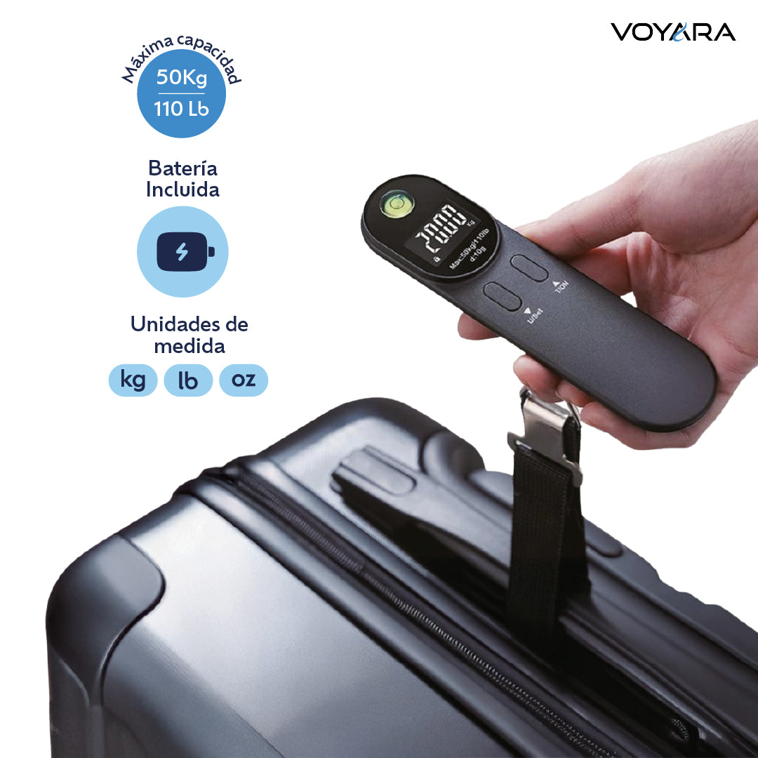 Balanza Digital para Maletas de Viaje Voyara 1 un