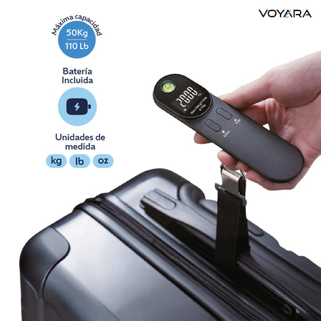 Balanza Digital para Maletas de Viaje Voyara 1 un
