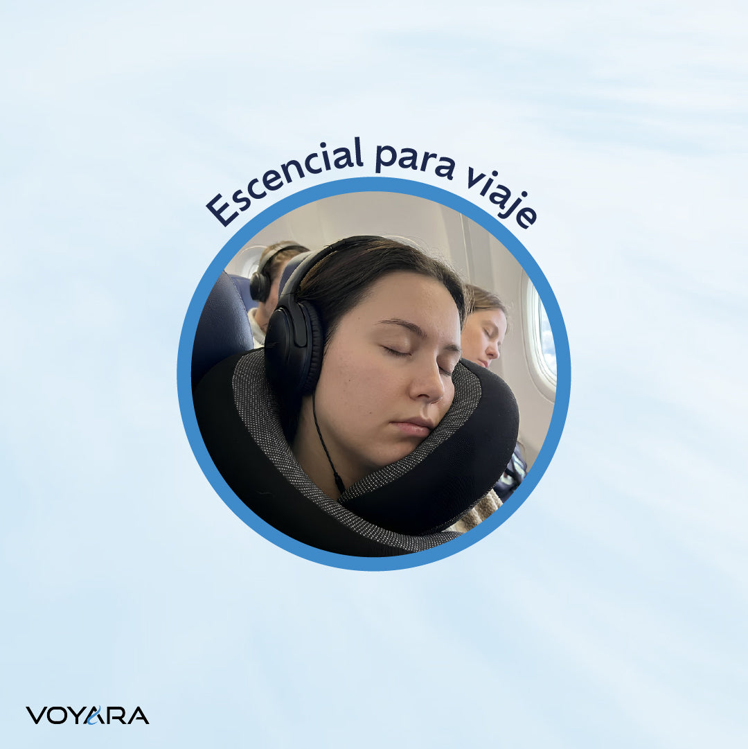 Cuello de Viaje Memory Foam 360° Voyara 1 un