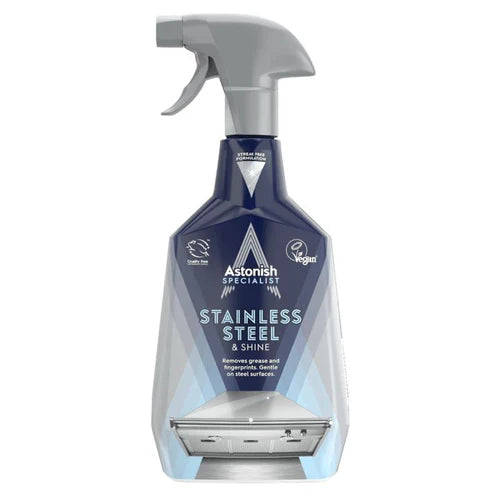Limpiador Especialista para Acero Inoxidable y Brillo Astonish 750 ml