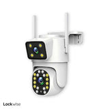 Cámara de Seguridad WiFi Exterior Full HD Doble Lente Lockwise 1 un