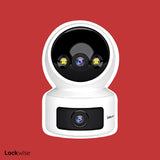 Cámara de Seguridad WiFi Interior Full HD Doble Lente Lockwise 1 un