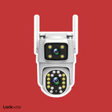 Cámara de Seguridad WiFi Exterior Full HD Doble Lente Lockwise 1 un
