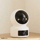 Cámara de Seguridad WiFi Interior Full HD Doble Lente Lockwise 1 un