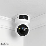 Cámara de Seguridad WiFi Interior Full HD Doble Lente Lockwise 1 un