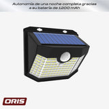 Set de 4 Focos Solares LED con Sensor de Movimiento para Exterior 1 un