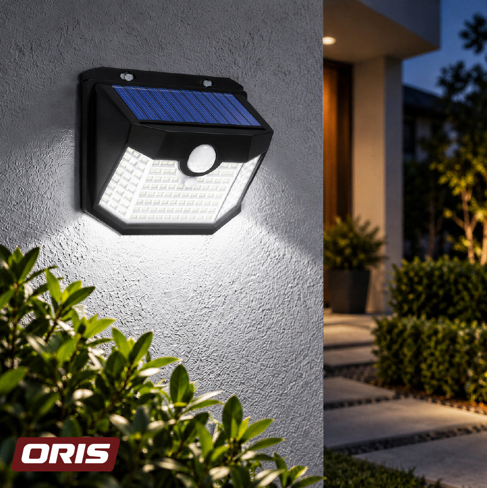 Set de 4 Focos Solares LED con Sensor de Movimiento para Exterior 1 un