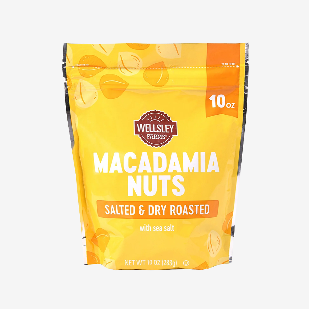 Macadamias Sal de Mar Wellsley Farms 283 g